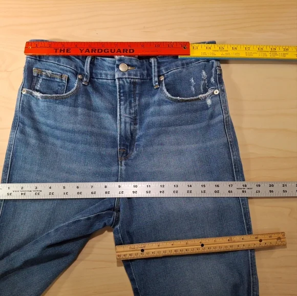 Good American Straight Jeans High Rise Women's 8/29 - Picture 7 of 10